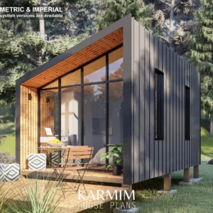 1 bedroom tiny house floor plans