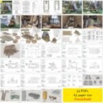 One Bedroom a Frame Plans