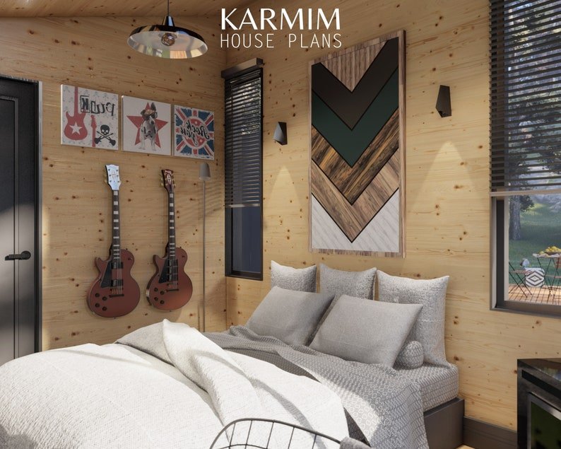 1 bedroom tiny house floor plans