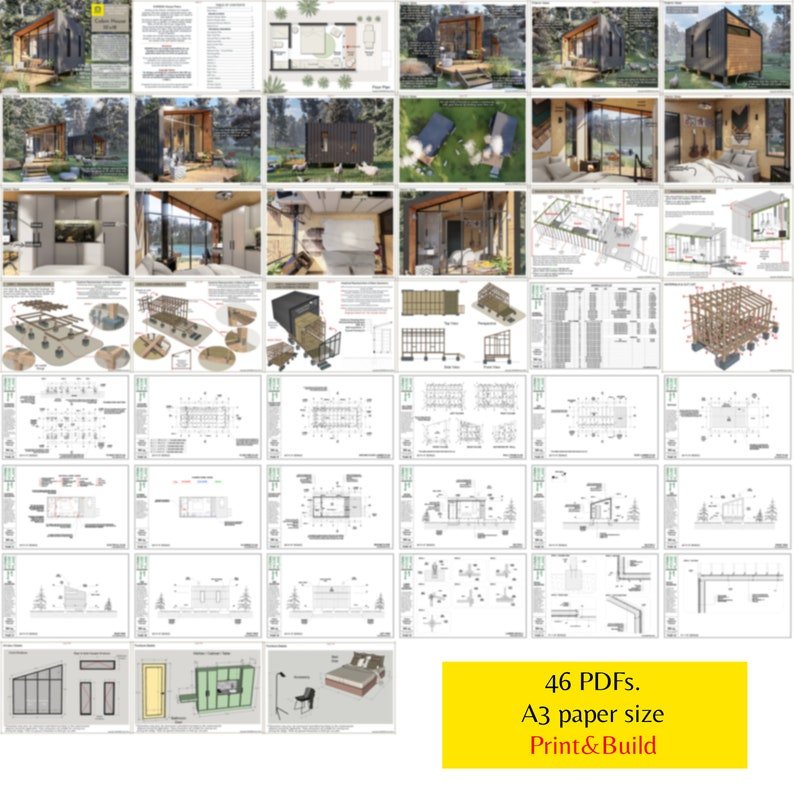 1 bedroom tiny house floor plans