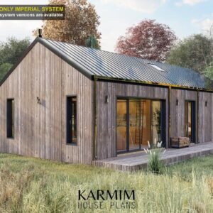 Small 2 Bedroom Farmhouse Plans